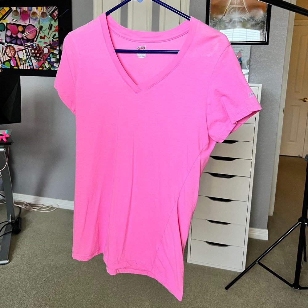 Bright Pink Athletic Top- Large